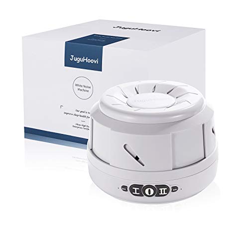 JuguHoovi White Noise Sound Machine, Anxiety Insomnia Sleep Therapy Machine, Auto-Off Timer Sound Spa White Noise Sleep Aid Machine with Soothing Fan Sounds for Sleep, Baby, Privacy