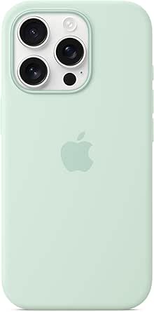 Apple iPhone 16 Pro Silikon Case mit MagSafe – Aquamarin ​​​​​​​