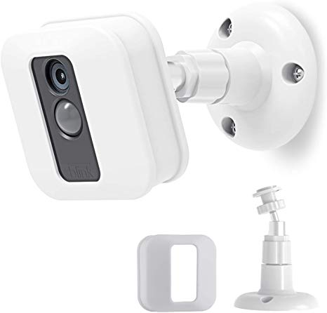Blink XT2/XT Wall Mount Bracket, Sonomo 360 Degree Adjustable Protective Indoor/Outdoor Weatherproof Mount and Silicone Cover for Blink XT2 & XT Smart Security Camera System (White)