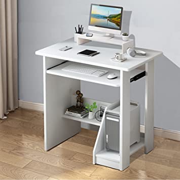 ALISENED Home Office Computer Desk with Monitor Stand Keyboard