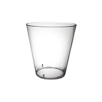 2 Ounce Clear Plastic Shot Glasses - Box of 500 (2oz)