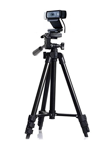 Professional Camera Tripod Mount Holder Stand for Logitech Webcam C930 C920 C615-Black