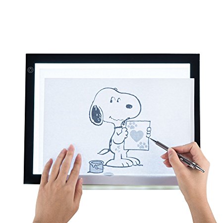 CO-Z A4 LED Tracing Light Box Artist Stencil Board Sketching Drawing Light Pad Ultra-Thin