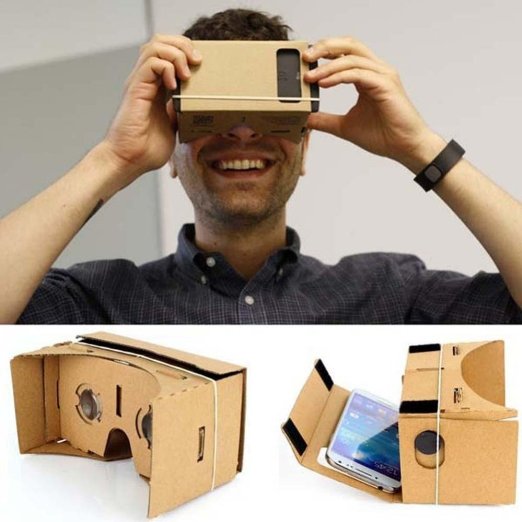 Google Cardboard Kit DIY 3D glasses by Lubar Virtual Reality Video Viewer Compatible with Android and IOS Smartphone