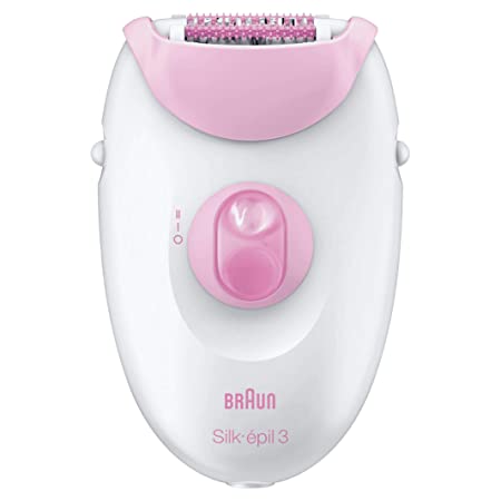 Braun Silk Epil 3 Epilator - Dual Voltage 110-220 Volts - Legs & Body (3270) (Free LiteFuze 110 Volt Plug)