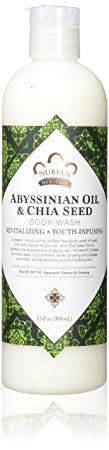 Nubian Heritage Abyssinian Oil & Chia Seed Body Wash, 13 Ounce
