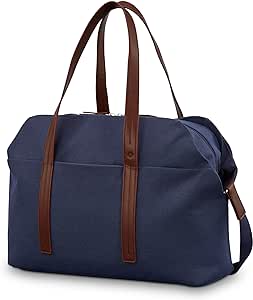 Samsonite Virtuosa Weekender Duffel Overnight Bag with Laptop Computer Sleeve, Navy