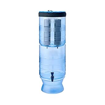 Berkey Light Gravity-Fed Water Filter with 2 Black Berkey Elements Provides Filtered Water While Off-Grid, Camping, Emergencies and More