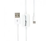 The Chargerleash Forget-Me-Not Charge and Sync Alarm Lightning Cable with Loss Prevention Technology for Apple Iphone 66PLus55s