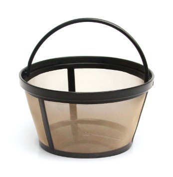 Mr Coffee GTF2-1 Basket-Style Gold Tone Permanent Filter