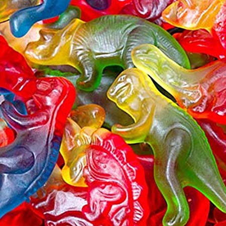 Haribo Gummi Dinosaurs Candy 1LB Bag