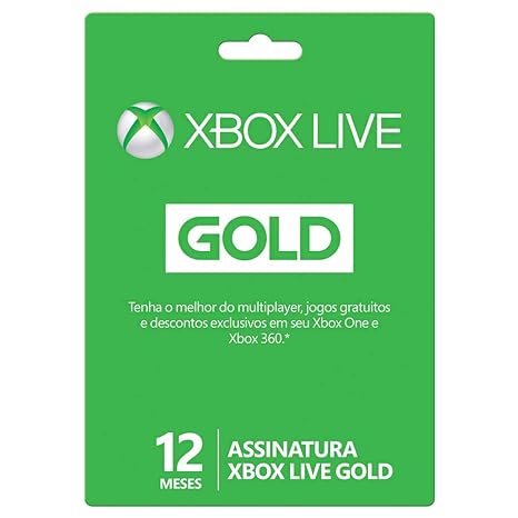 Xbox LIVE 12 Month Gold Membership Card