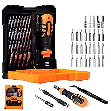 Jakemy JM-8160, Precision Screw Driver Set with Flexible Shaft and Socket, 33 in 1 Tools Kit