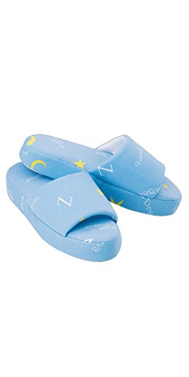 Blue Catch Some ZZZs Slippers