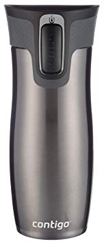 Contigo West Loop Autoseal Travel, Stainless Steel Thermal, Vacuum Flask, Leakproof Tumbler, Coffee Mug with BPA Free Easy-Clean Lid