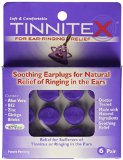 Tinnitex Soothing Earplugs for Natural Relief of Ringing in the Ears 6 pr