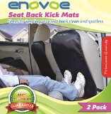 Kick Mats with FREE BONUS GIFTS - 2 Pack - Premium Quality Car Seat Back Covers best for protecting your upholstery - Extra Large Car Seat Protectors fit most Vehicles - Lifetime Warranty
