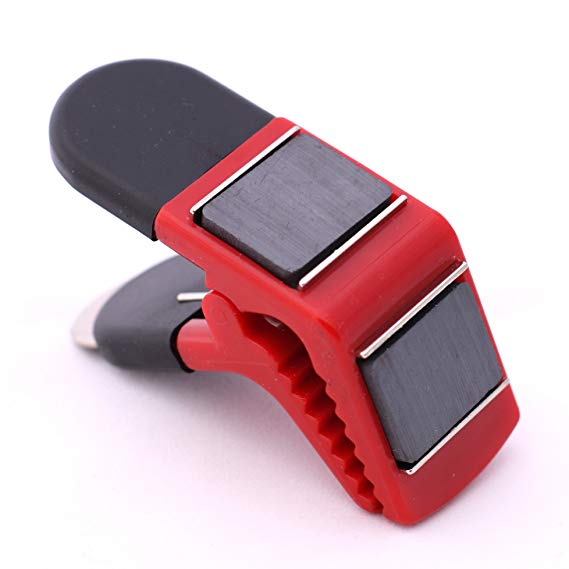 JSbro Heavy Duty Magnetic Clip Paint Brush Holder Vertical or Angled Position