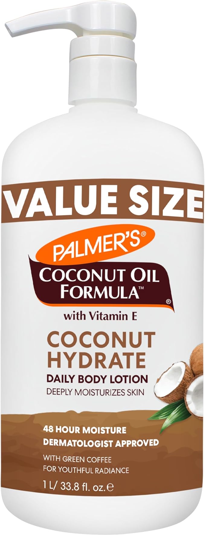 Palmer's Coconut oil formula coconut oil body lotion value size, 33.8 Ounce