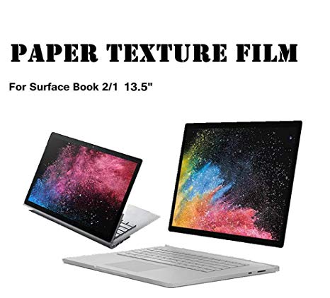 Honeymoon Paper Like Screen Protector for Microsoft Surface Book 2/1 13.5 Inch, Write, Draw and Sketch Like on Paper.No Fingerprint/Anti-Glare(Surface Book 2/1,13.5")