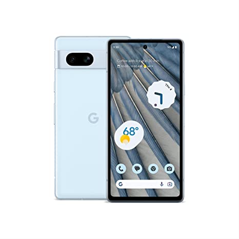 Google Pixel 7a - Unlocked Android Cell Phone - Smartphone with Wide Angle Lens and 24-Hour Battery - 128 GB -  Sea