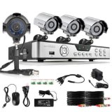 Zmodo 8CH HDMI 960H DVR 4x700TVL Outdoor Indoor Day Night IR-CUT CCTV Surveillance Home Video Security Camera System No Hard Drive Motion Detection Push Alerts 2 Years Warranty