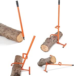 VEVOR 4-in-1 48" Forestry Multitool, Heavy Duty Steel Timberjack Log Lifter, Adjustable Log Roller Cant Hook with Rubber Grip, Log Jack Logging Tools for Rolling Cutting Lifting Logs up to 15" Dia