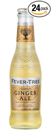 Fever-Tree Premium Ginger Ale, 6.8-Ounce Glass Bottles (Pack of 24)