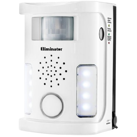 Eliminator8482 Advanced Electronic OutdoorIndoor Animal and Rodent Pest Repeller for Cats Dogs Deer Birds etc