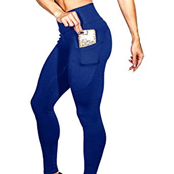 Dressin Solid Color Yoga Pants Women's Workout Leggings Fitness Sports Gym Running Yoga Athletic Pants