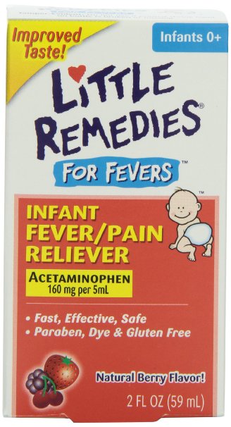 Little Remedies Fever Pain Reliever, Natural Mixed Berry Infants, 2 Fluid Ounce