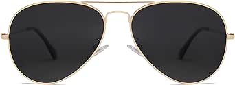 SOJOS Classic Aviator Polarized Sunglasses for Men Women Vintage Retro Style