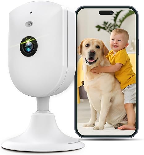 VIMTAG Dog Camera, 3K/6MP Indoor Pet Camera with Phone App for Baby/Pet/Dog/Cat/Home Security HD Wireless Monitor, AI Human/Sound/Motion Detection, Night Vision, 2-Way Audio