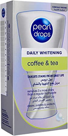 Pearl Drops - Instant White Toothpaste - 4D Whitening System - with instant Shine & Gloss - 75ml