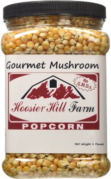 Hoosier Hill Farm Gourmet Mushroom, Popcorn Lovers 4 lb. Jar.
