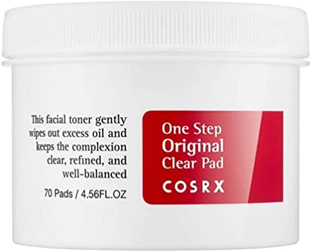 Cosrx One Step Original clear Pad, 70 Pads, 136 Grams
