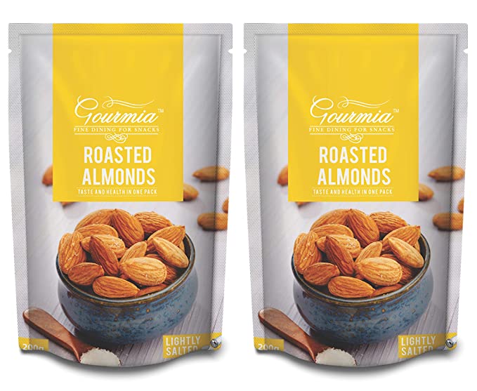 Gourmia Roasted Almonds Lightly Salted 400 Grams