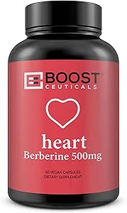 Berberine 500mg - Vegan Non GMO No Stearates Gluten Free 60 Barberine Capsules