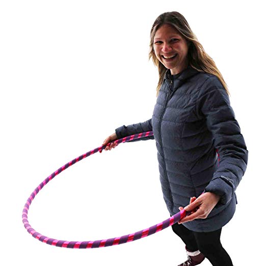 Canyon Hoops Weighted Hula Hoop for Exercise and Fitness. Made in The USA. Best for Beginners.