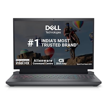 Dell G15 5530 Gaming Laptop, Intel i7-13650HX/16GB/1TB SSD/NVIDIA RTX 3050, 6 GB GDDR6/15.6" (39.62cm) FHD AG 120Hz 250 nits/Backlit KB RGB/Dark Shadow Grey/Win 11 MSO'21/15 Month McAfee/2.65kg