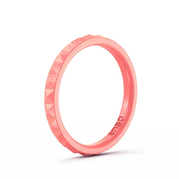 Enso Womens Stackable Silicone Rings