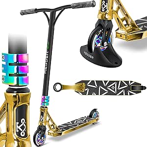 KESSER® Stunt Scooter GT-Limit 360° Lenkung Funscooter Stuntscooter mit Ständer ABEC 9 Kugellagern, 110 mm PU Räder, Kickscooter Tretroller Cityroller Trick Roller für Kinder Erwachsene