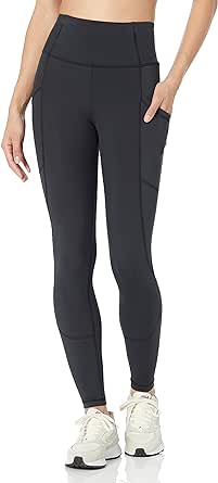 Amazon Essentials Women's Active Sculpt High Rise Full Length Legging with Pockets (Available in Plus Size)