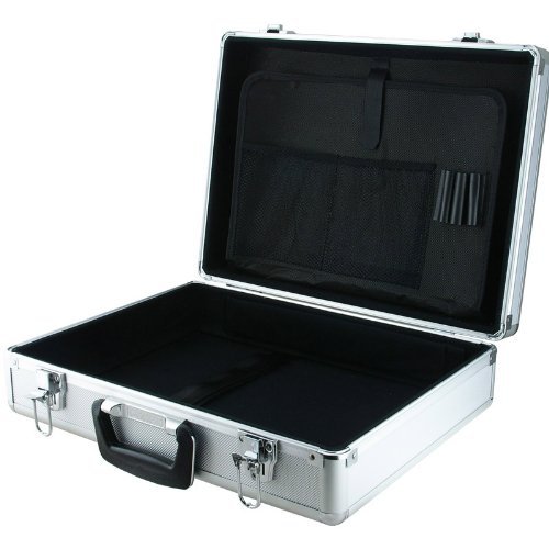 SRA Cases EN-AC-BY-13450C Aluminum Laptop and Test Equipment Silver Hard Case, 17.7 x 13.3 x 9.6 Inches