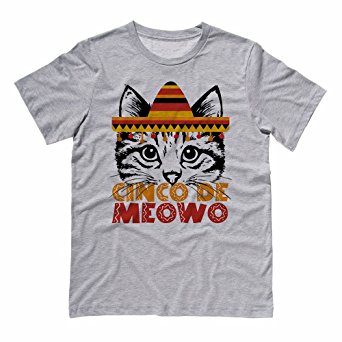 Cinco De Meowo Funny Cinco De Mayo Cat Shirt Men's