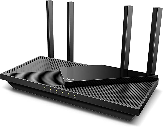 TP-Link WiFi 6 AX3000 Smart WiFi Router (Archer AX55) – Gigabit Ethernet Ports, Dual Band Wireless Interent Router,Works with Alexa