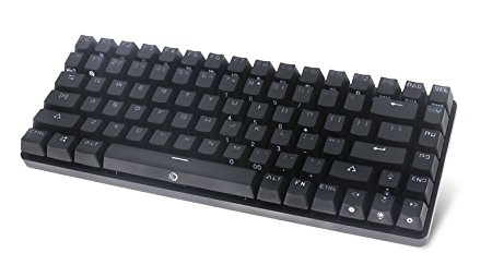 DREVO Excalibur 84-Key Cherry MX Switch Full Metal Mechanical Gaming Keyboard Cherry MX Brown Switch with Specially Coated Keycaps Black Edition