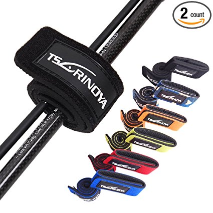 Goture Fishing Rod Belts Cable Tie Strap Stretchy Finishing Rod Holders Accessories