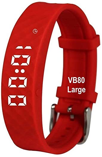 eSeasongear VB80 8 Alarm Vibrating Watch, Silent Vibration Shake Wake ADHD Medication Reminder