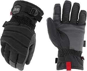 Mechanix Wear: ColdWork Peak Winter Work Gloves, Waterproof Barrier, Equipped with 100g PrimaLoft Gold Insulation, Touch Capable Winter Gloves, For Moderate Cold Weather (Black/Gray, X-Large)